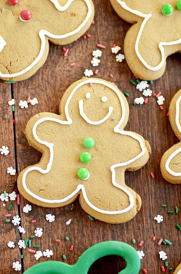 Classic Gingerbread Men Cookie recipe with no dough chilling required!