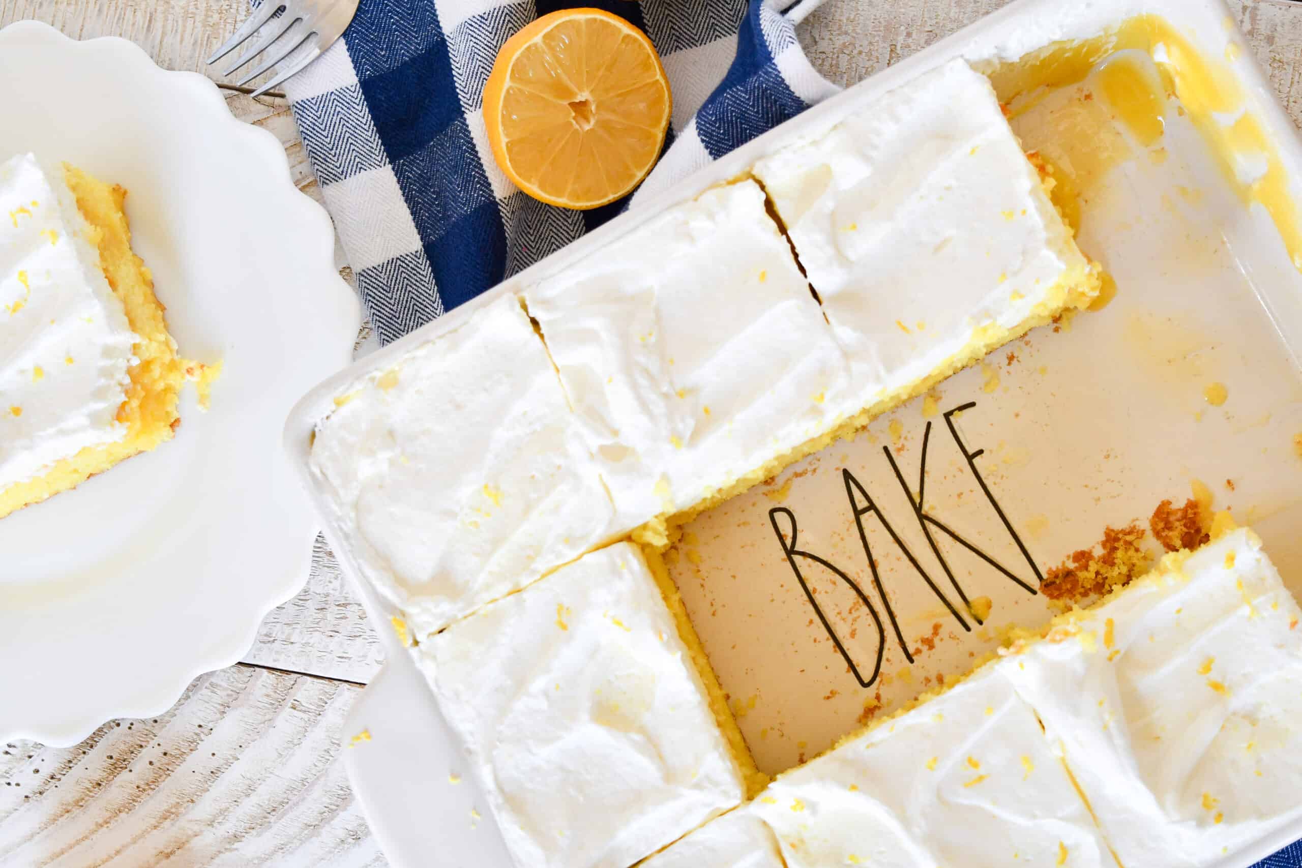 Lemon Poke Cake