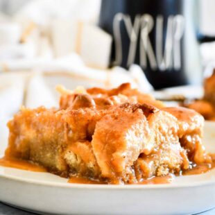 Butterscotch Bread Pudding with Butterscotch Sauce Recipe
