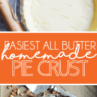 Follow these super easy instructions for a butter, flaky, delicious homemade pie crust.